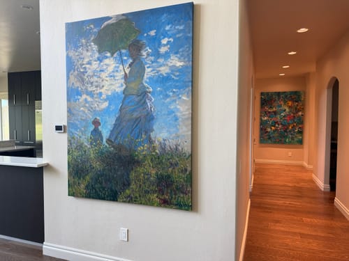 Customer photo review of Woman with a Parasol - Madame Monet and Her Son, 1875
