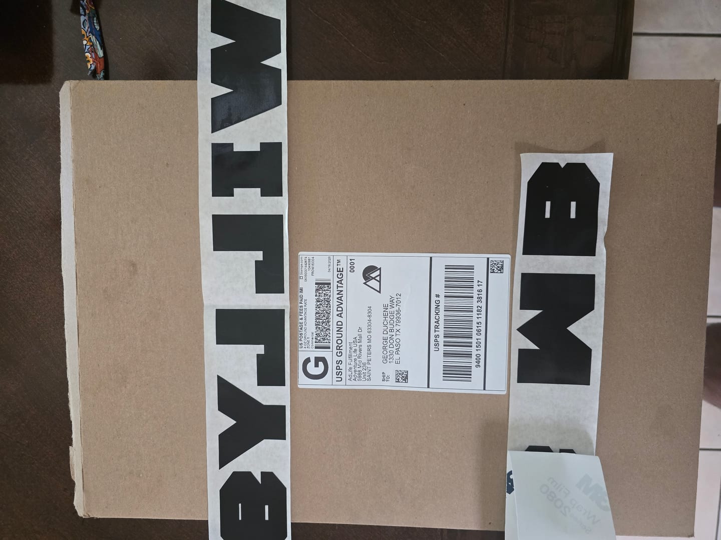 Customer photo review of Premium Hood Lettering | Set of 2