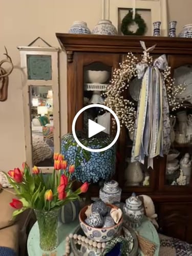 Customer video review of Cottontail Cottage Wreath Ribbon