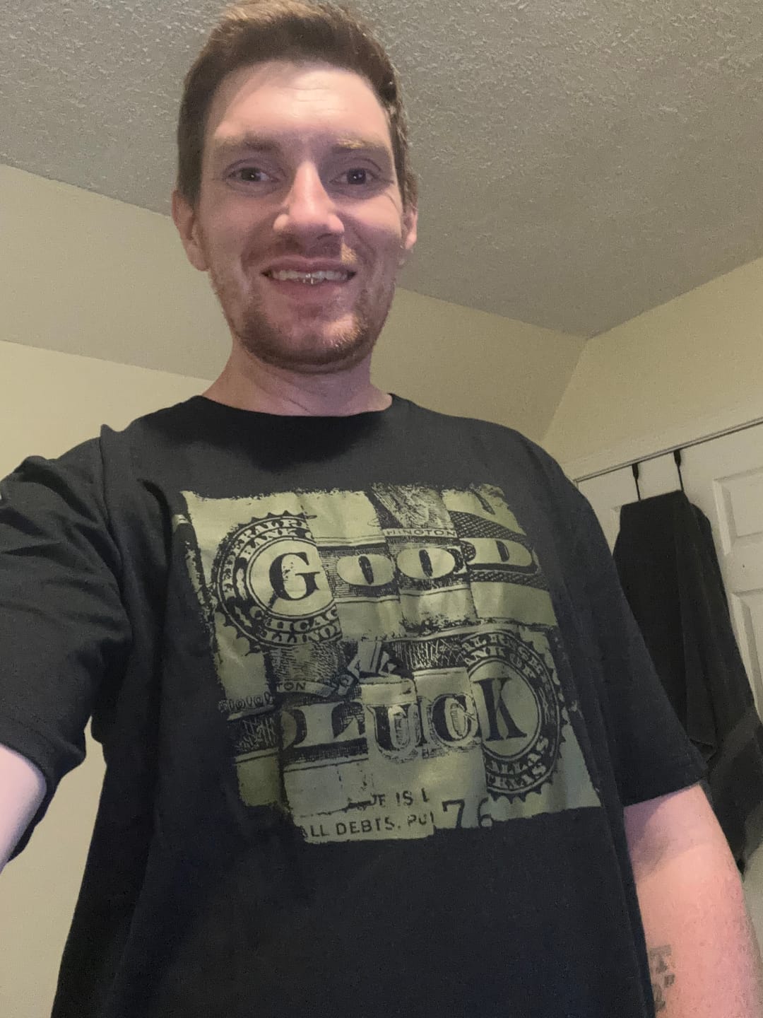 Customer photo review of Good Luck Tee