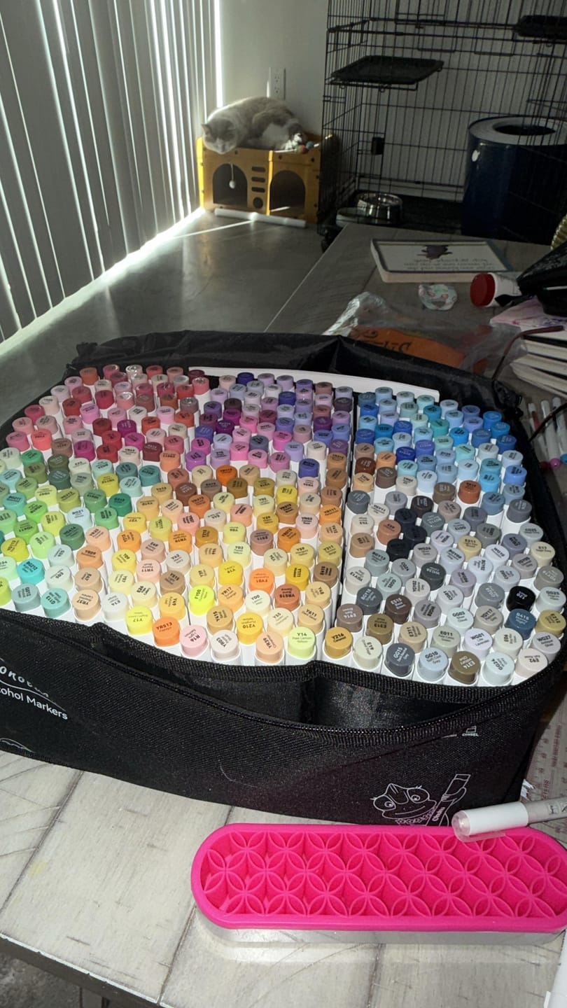 Customer photo review of Ohuhu Marker Bag for Oahu and Honolulu Series