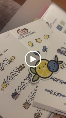 Customer video review of Lemonade Time Sticker Sheet