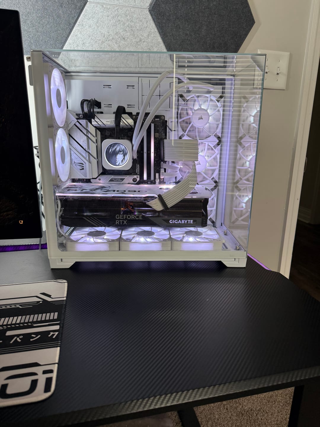Customer photo review of Spectrum White RGB GPU Backplate