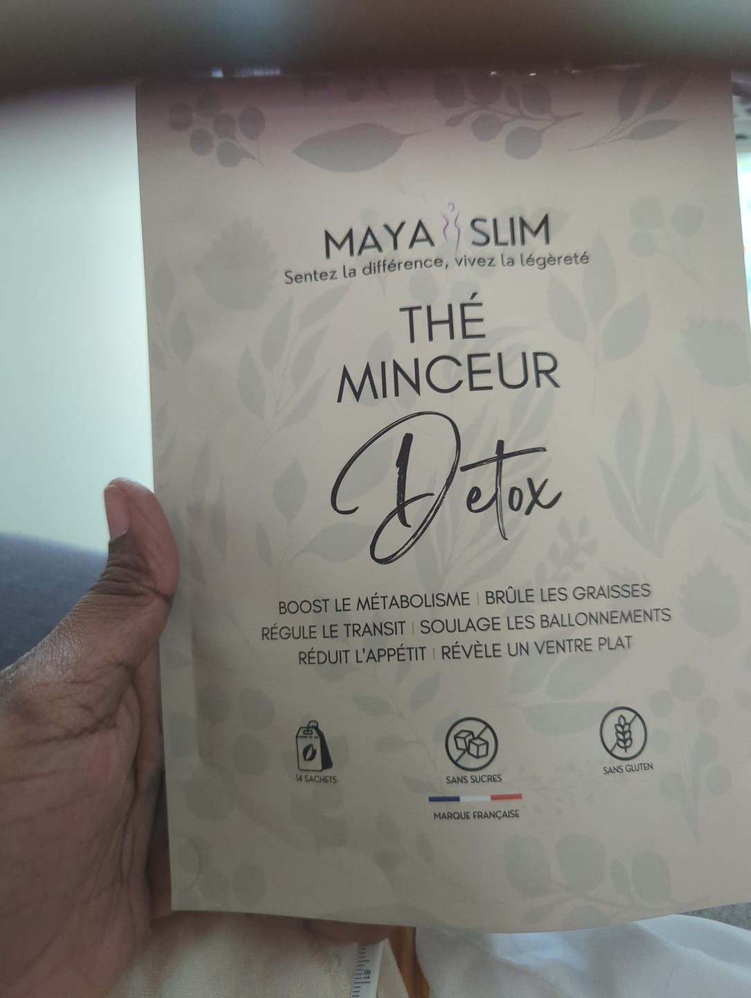 Customer photo review of Thé Minceur Detox