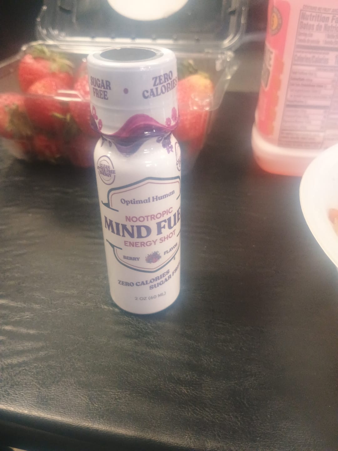 Customer photo review of Optimal Human Mind Fuel - Nootropic Energy Shot (2oz Shot)