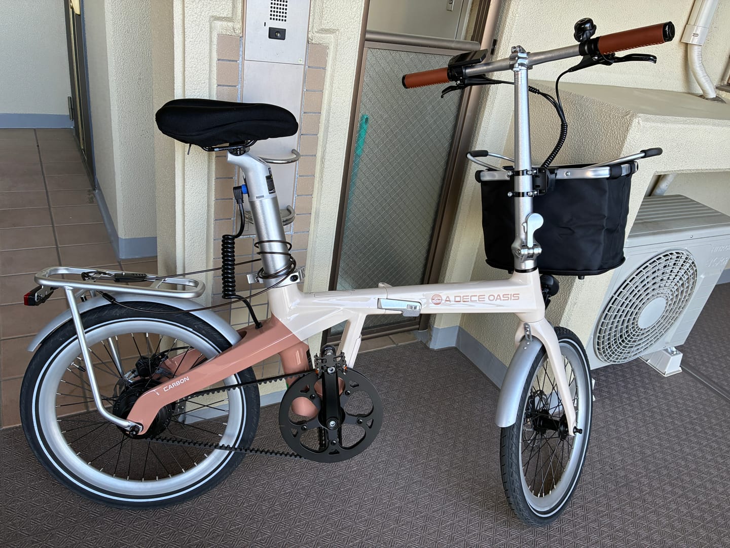 Customer photo review of 取り外し可能な折りたたみ式フロントバスケットバッグ【対応モデル：Air 20、Air 20 Pro、Air Carbon、 Air 20 Ultra】【海外直送 納品期間: 15～25日】