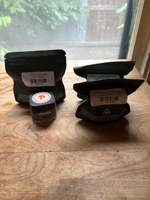 Customer photo review of THCa Diamonds