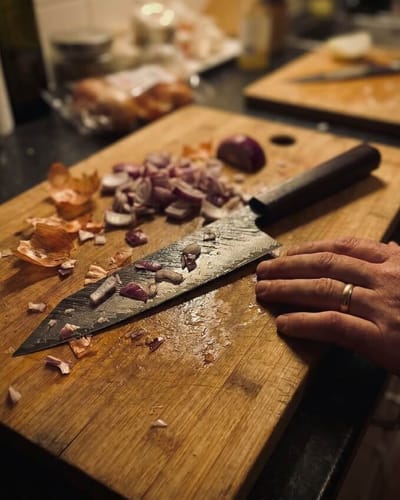 Customer photo review of Mystery Box | 3 Japanese Knives