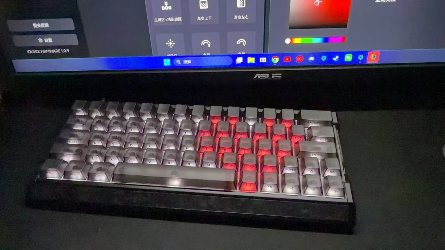 Customer photo review of IQUNIX EV63 Hall Effect Keyboard