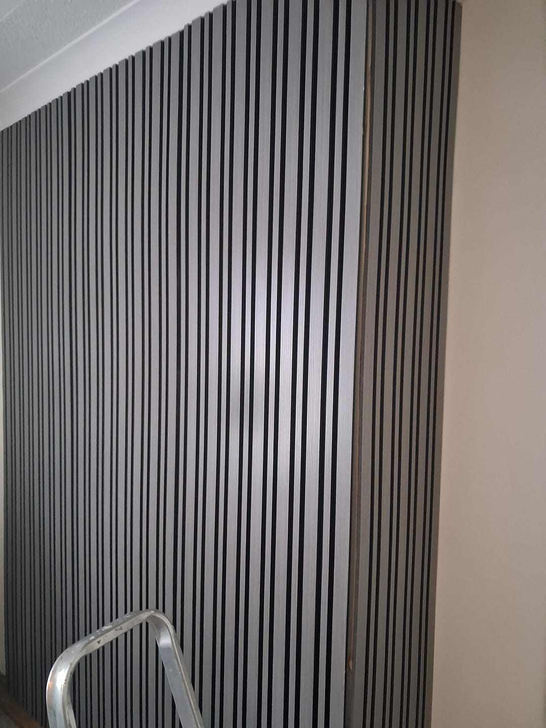 Customer photo review of Premium Acoustic Wall Panels - Light Grey