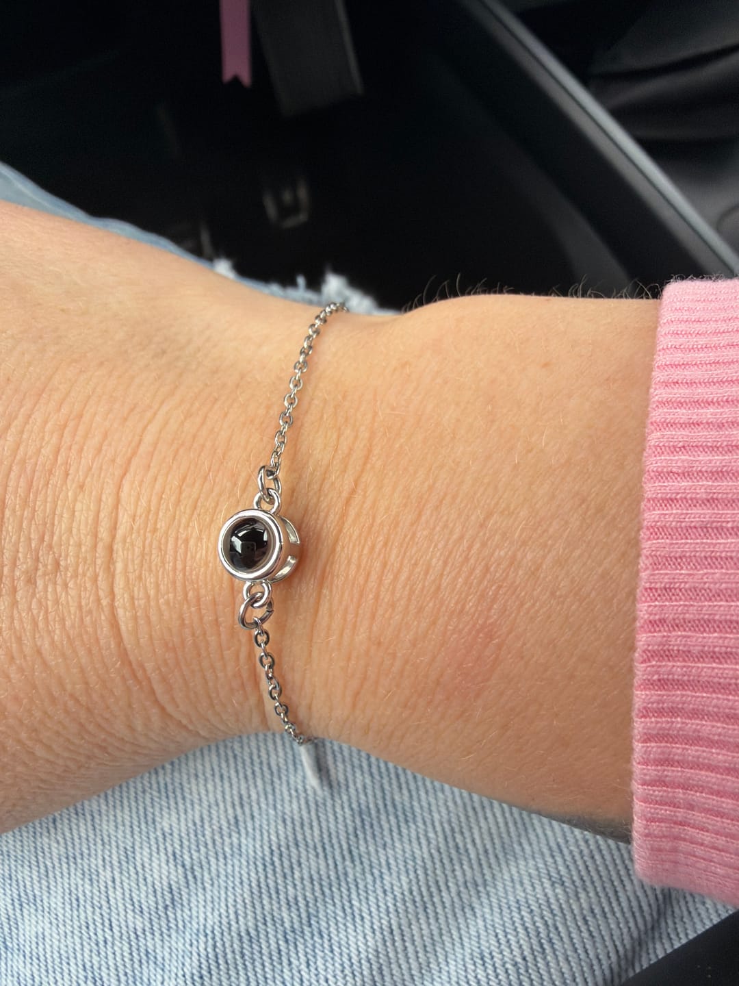 Customer photo review of Picture Personalized Bracelet