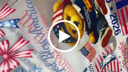 Customer video review of DTF Transfers Upload Your Gang Sheet