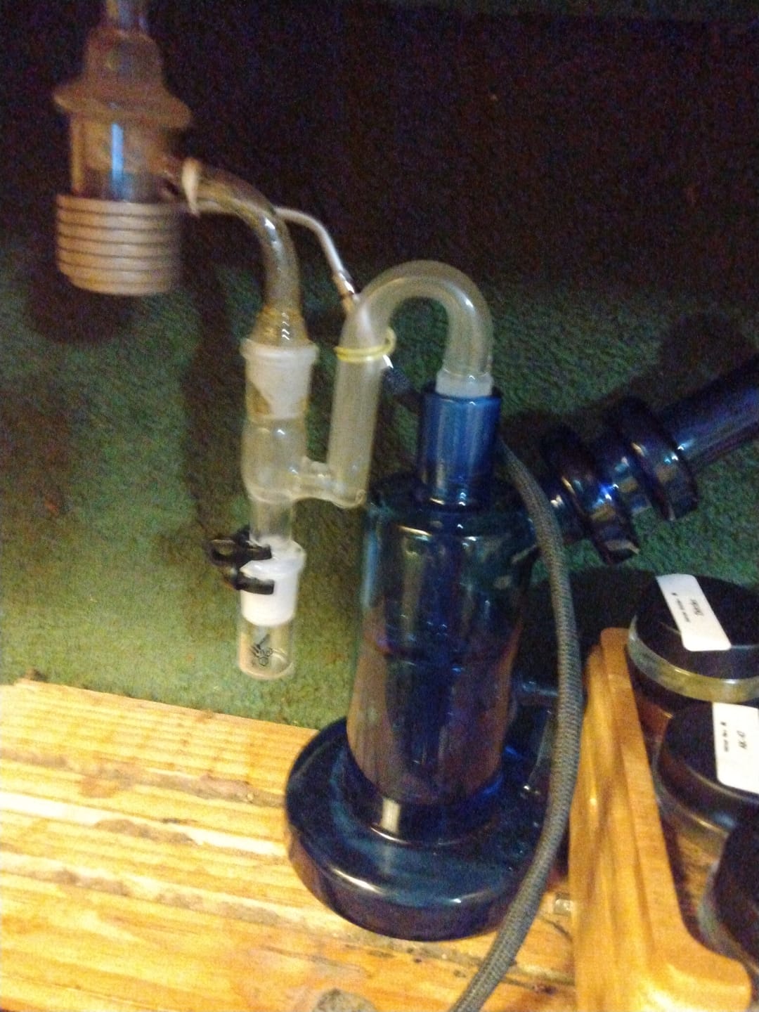 Customer photo review of SWAN NECK GLASS RECLAIM CATCHER