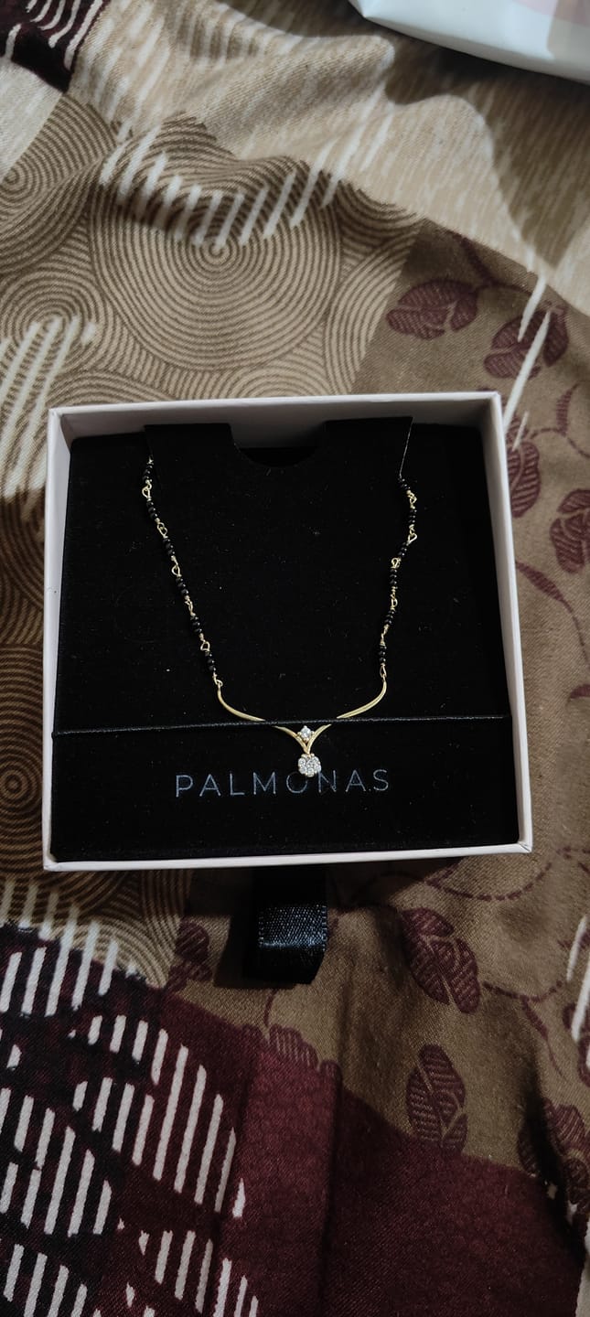 Customer photo review of Niyati Diamond Mangalsutra