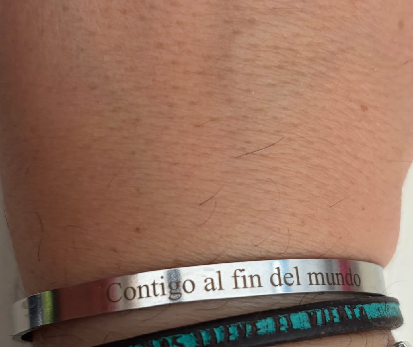 Customer photo review of Pulsera Secreta - Personalizado