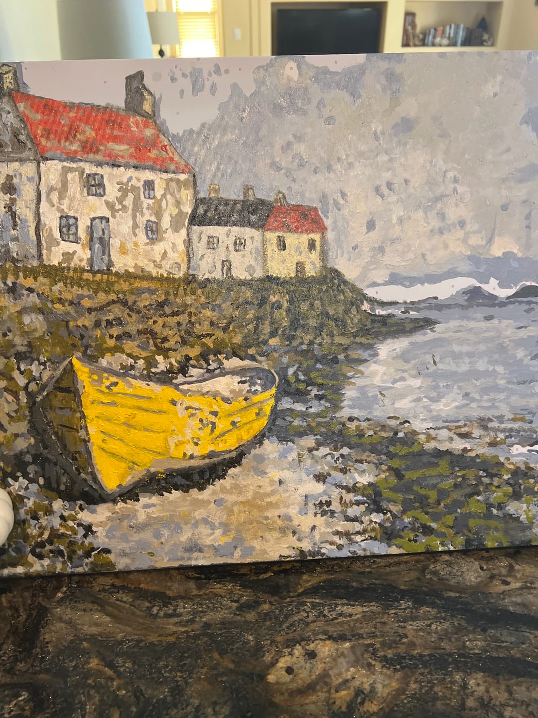 Customer photo review of Rowboat by the Shore