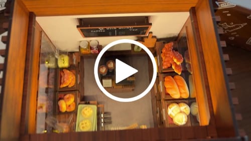 Customer video review of Ikseon-dong Hanok Bakery Miniature House Kit