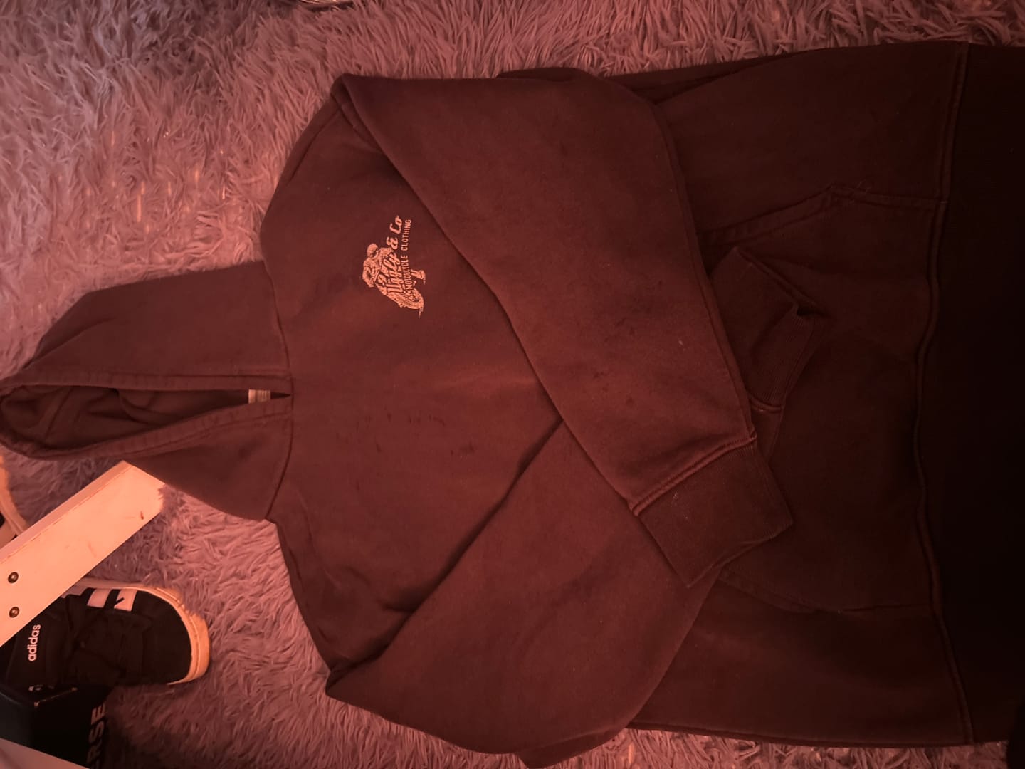 Customer photo review of Black Flattrack Hoodie