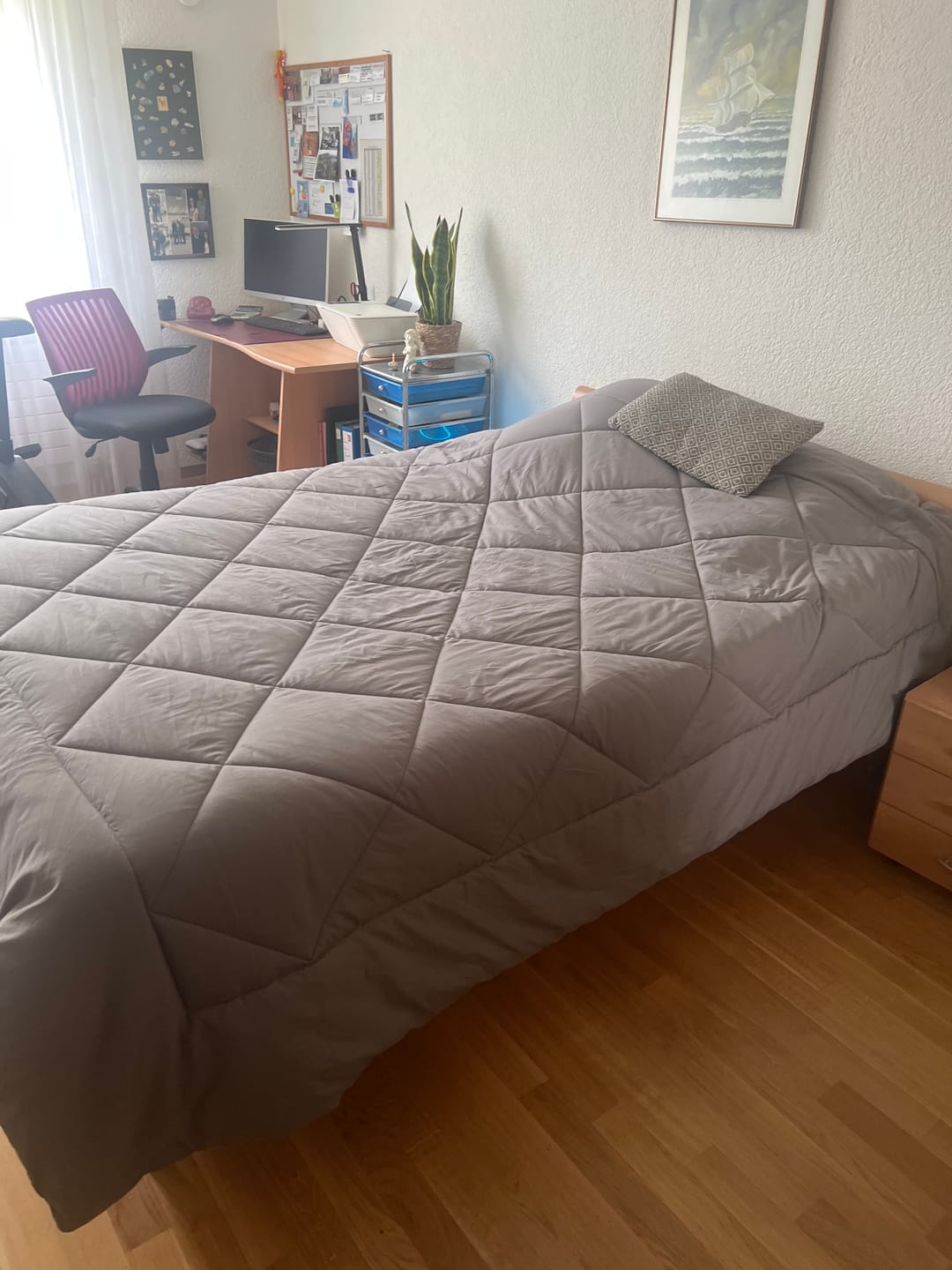 Customer photo review of EasySleep® Decke – Die schnelltrocknende 2-in-1 Decke, die Bettwäsche überflüssig macht.