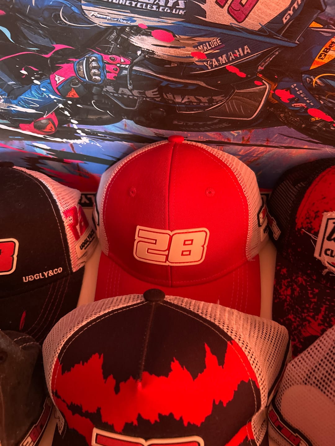 Customer photo review of Pink Bradley Ray 28 Trucker Cap – Official BSB Rider