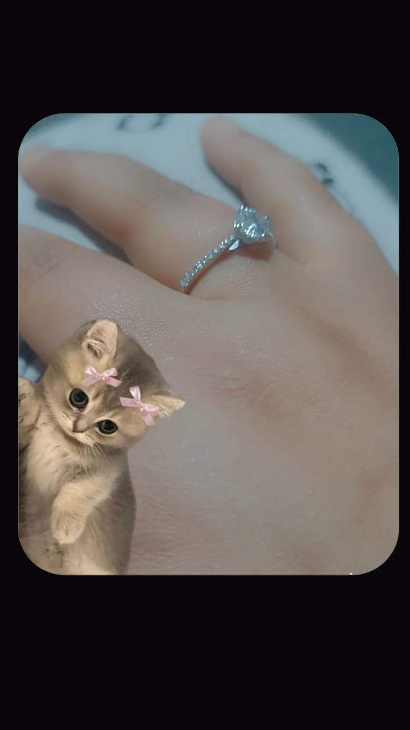 Customer photo review of Soulmate Spark 925 Silver Ring