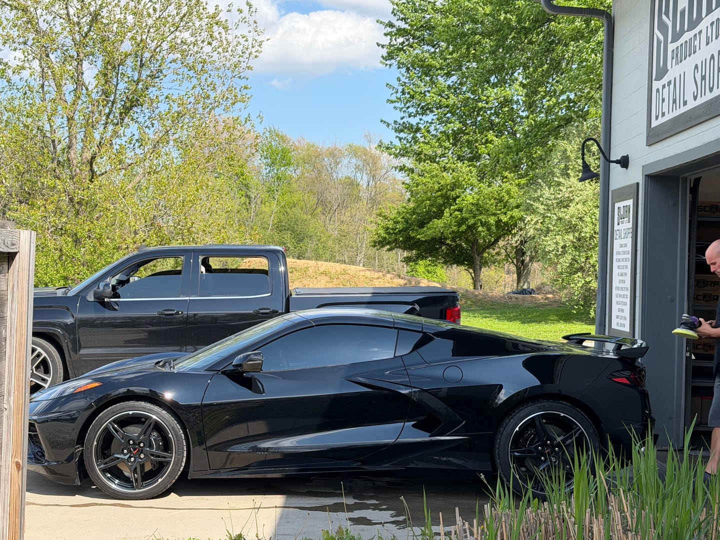 Customer photo review of 2020-Up Corvette C8 Z51 Facelifted Rear Trunk High Wing Spoiler