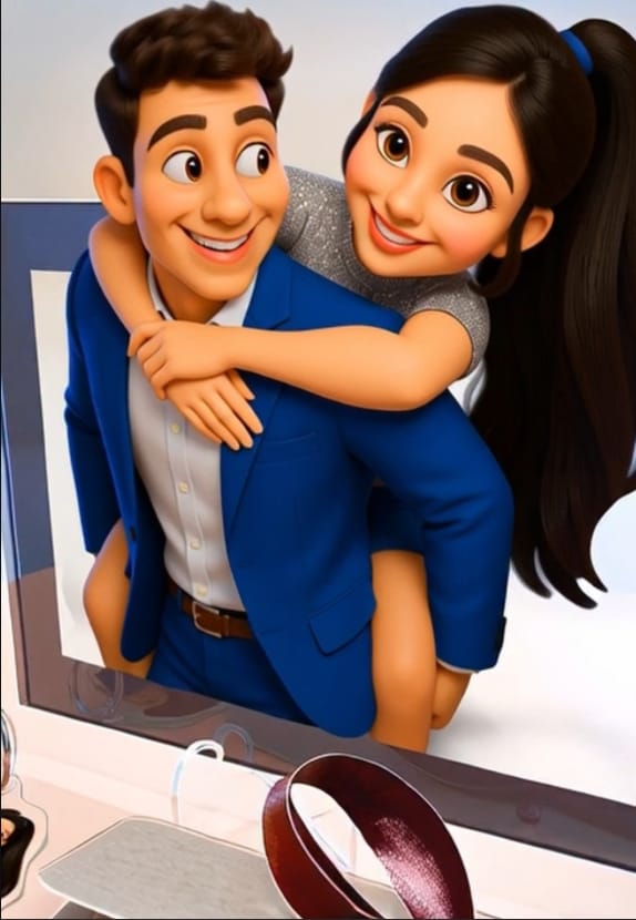 Customer photo review of Kişiye Özel Çizgi Film Tablosu
