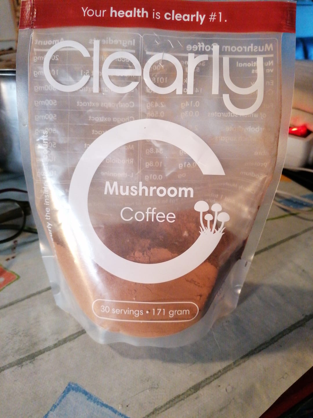 Customer photo review of Mushroom Coffee