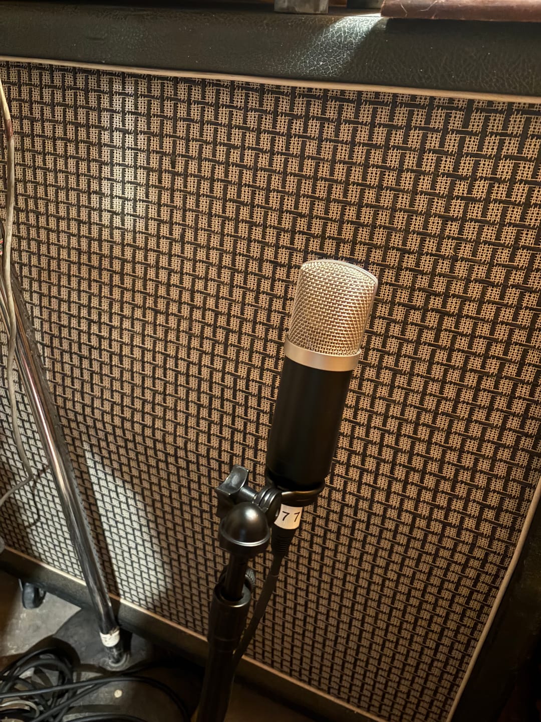 Customer photo review of Cab Mic - Guitar Microphone