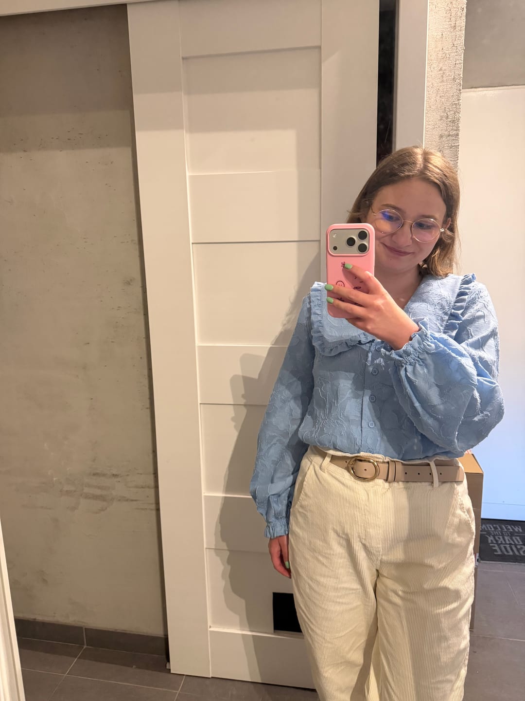 Customer photo review of Koszula MIA RASGADA AZUL