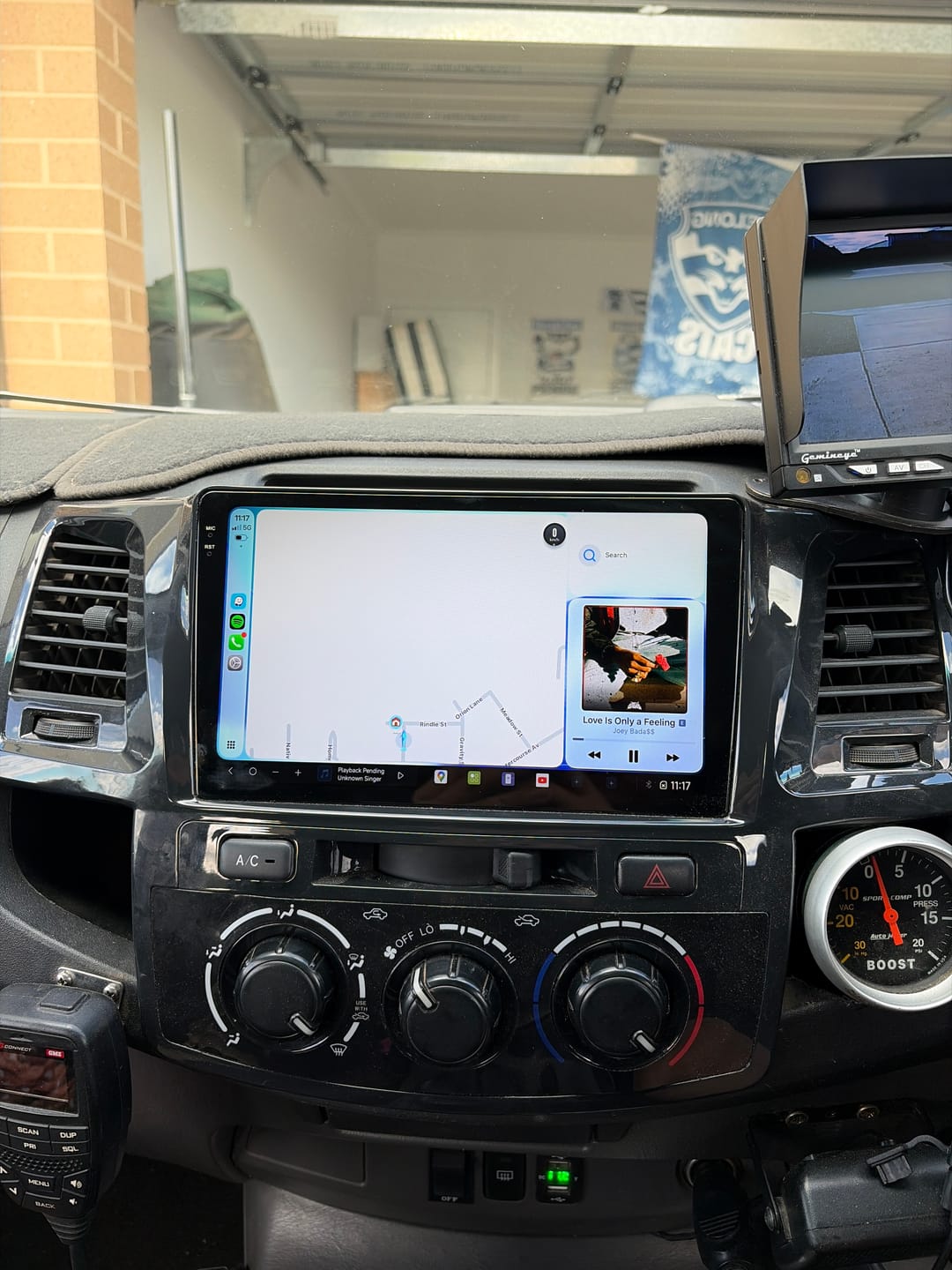 Customer photo review of 9" Toyota Hilux 05'- 15' Head Unit Upgrade Kit