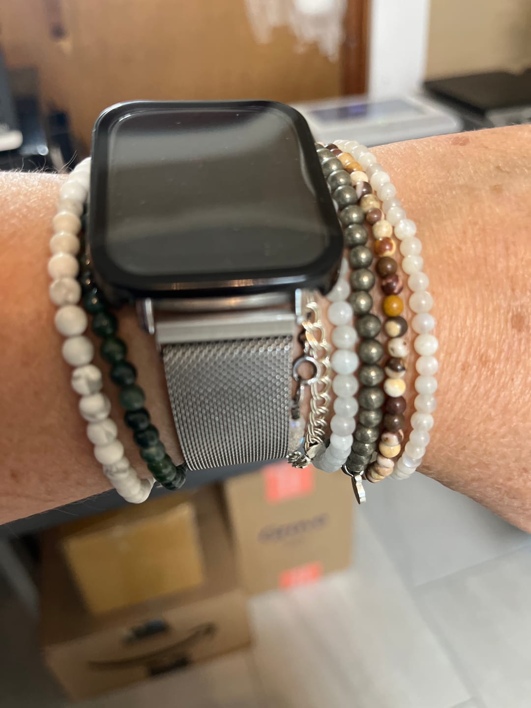 Customer photo review of Moonstone Bracelet Mini