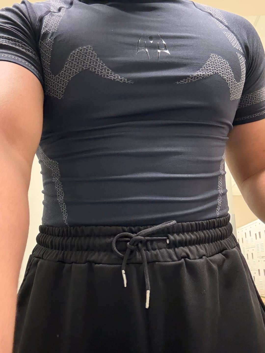 Customer photo review of King of Curses Compressions Tee