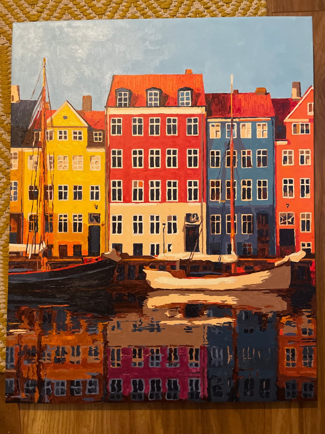 Customer photo review of Colorful Copenhagen | Paint by Number