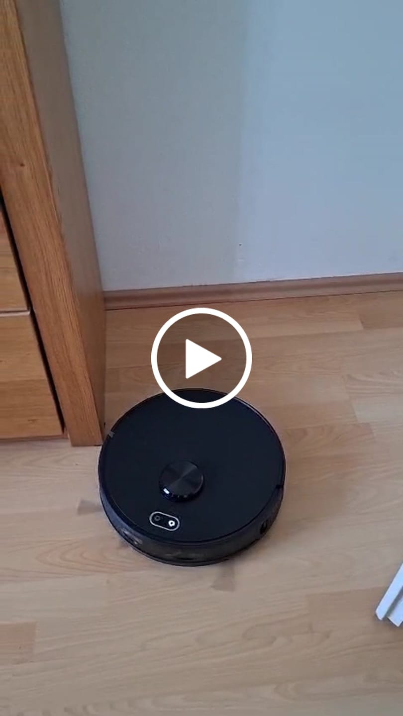Customer video review of Saugroboter V8 Pro – vollautomatische Reinigung mit Wischfunktion, LiDAR-Navigation und App-Steuerung für mühelose Sauberkeit