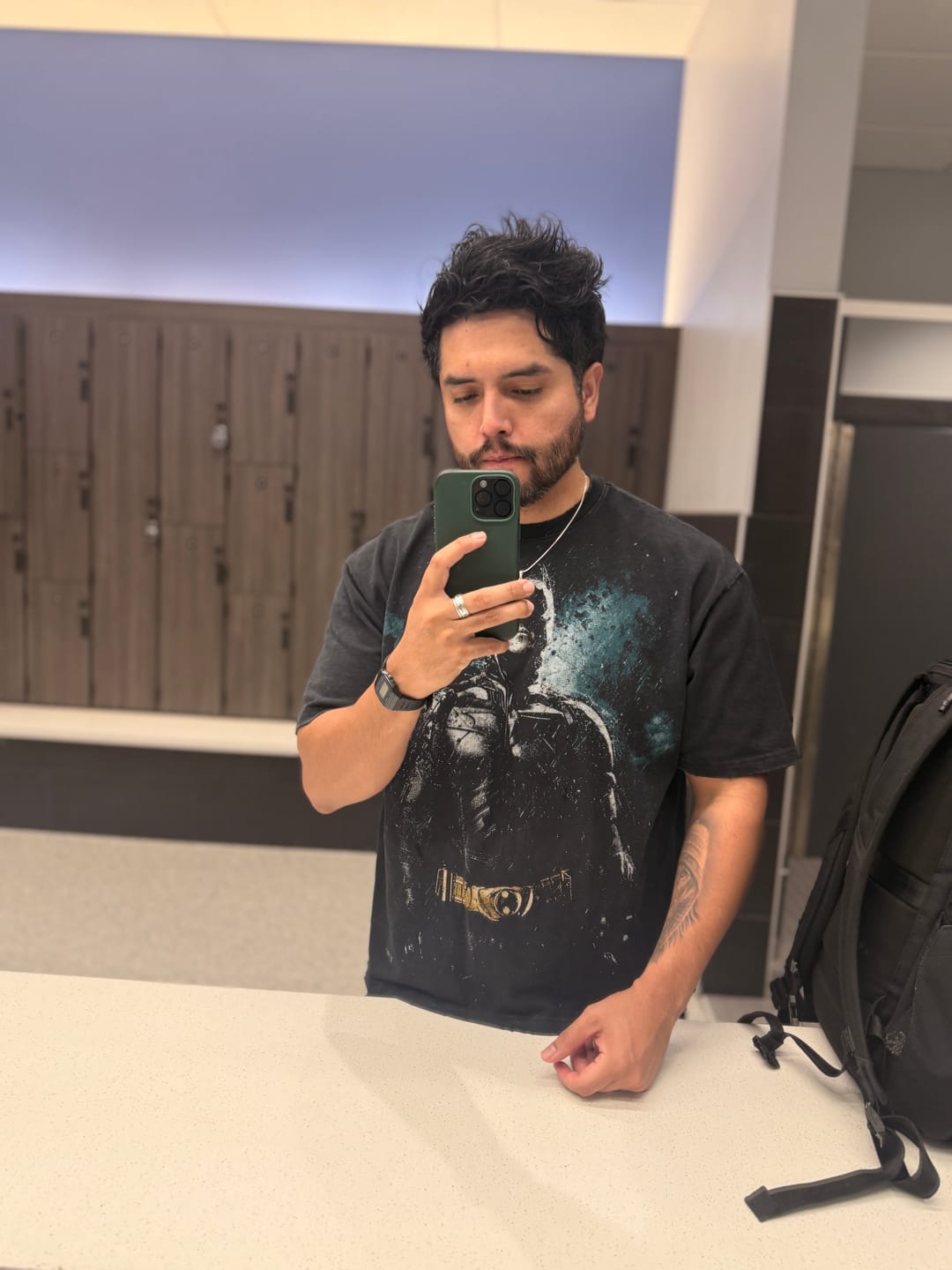 Customer photo review of 465 Superhero Compression Tees