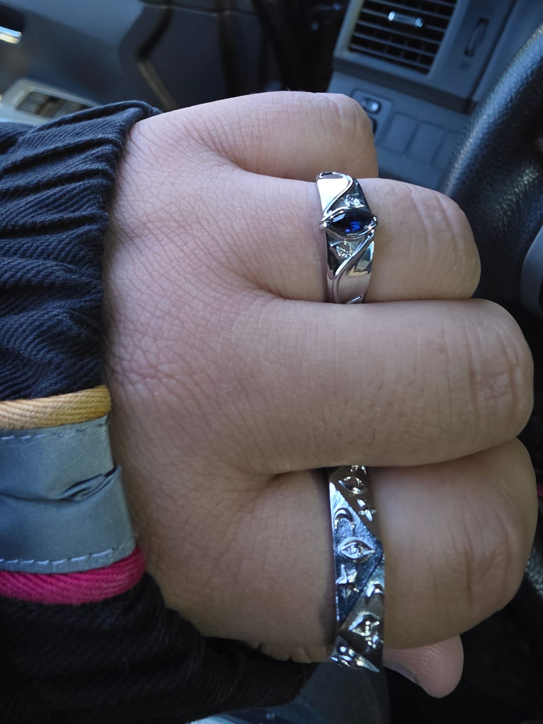 Customer photo review of BIRTHSTONE RINGS