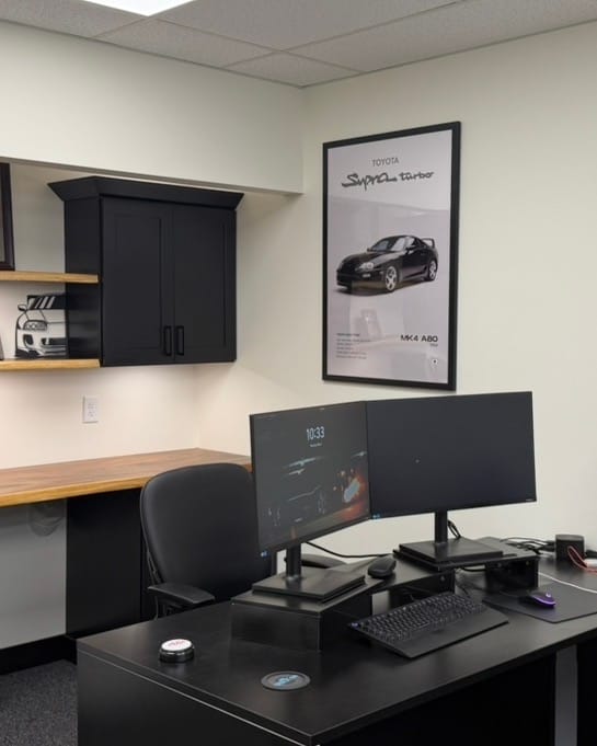 Customer photo review of Custom Car Poster – Personalized Automotive Wall Art
