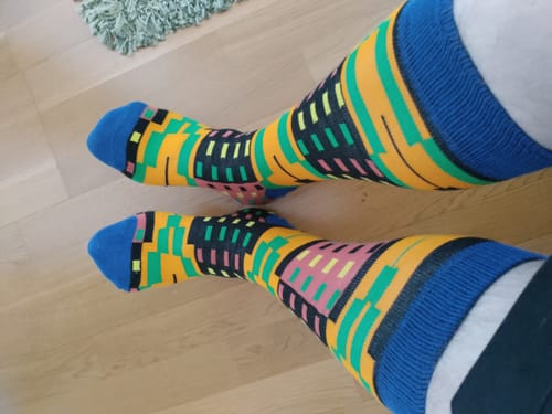Customer photo review of The New Afrisocks Collection