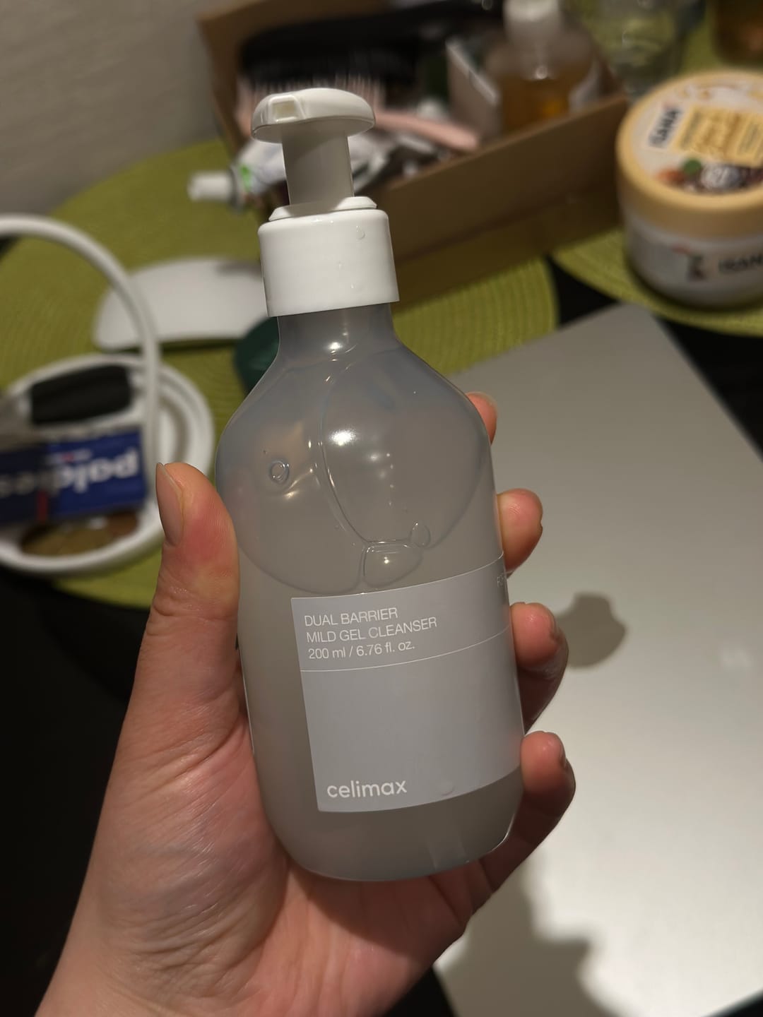 Customer photo review of Maigas gelveida putiņas sejas mazgāšanai ar keramīdu kompleksu Celimax Dual Barrier Mild Gel Cleanser