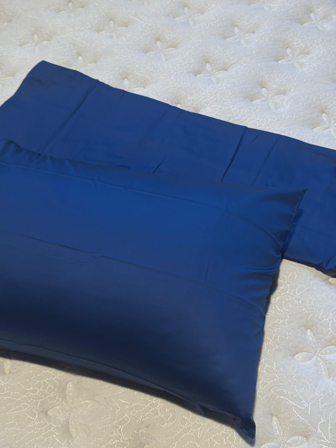 Customer photo review of Navy Doona Cover Set | Solid Plain | Navy | 100% Cotton |