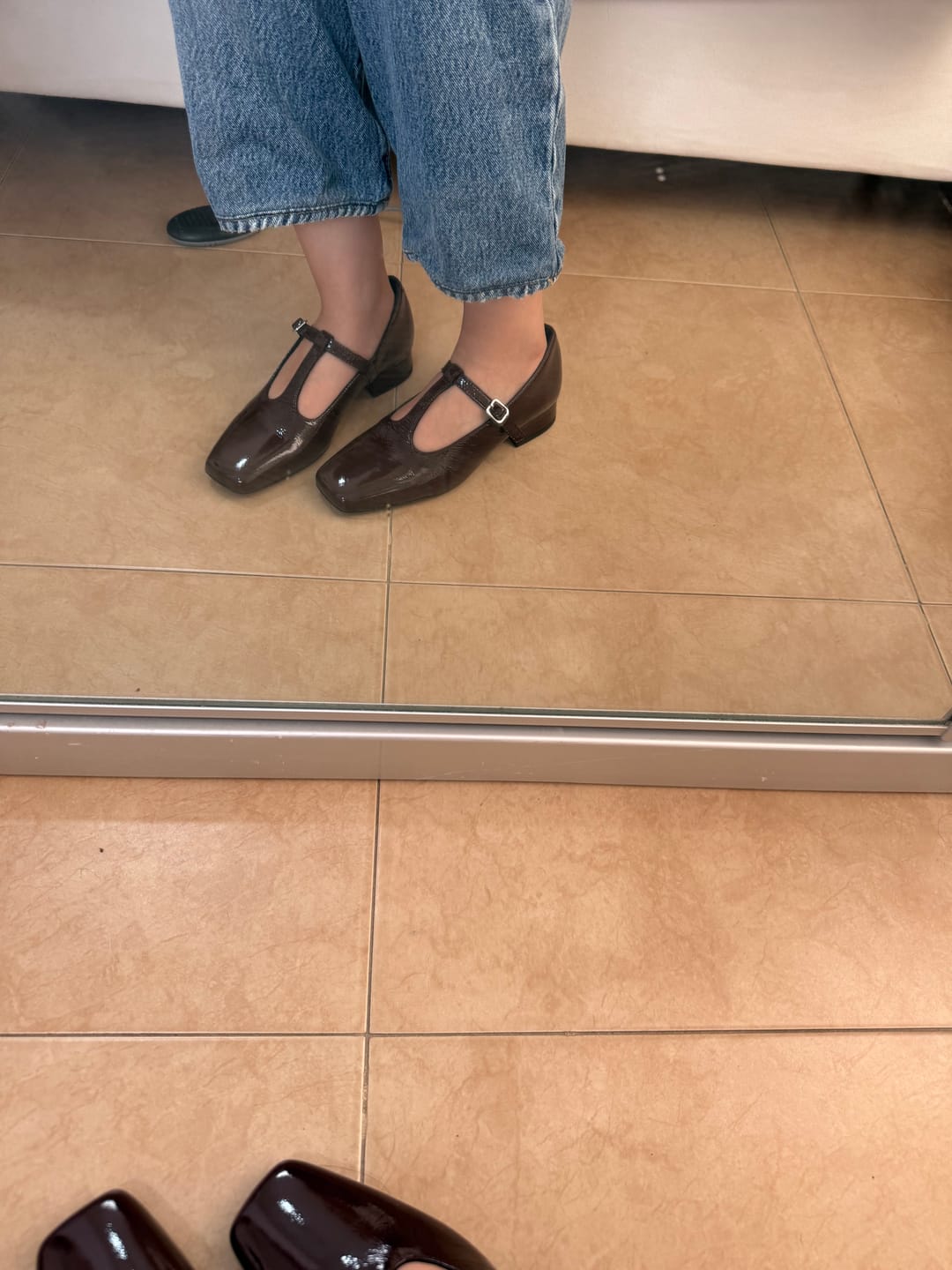 Customer photo review of נעלי בובה עם עקב Debbi