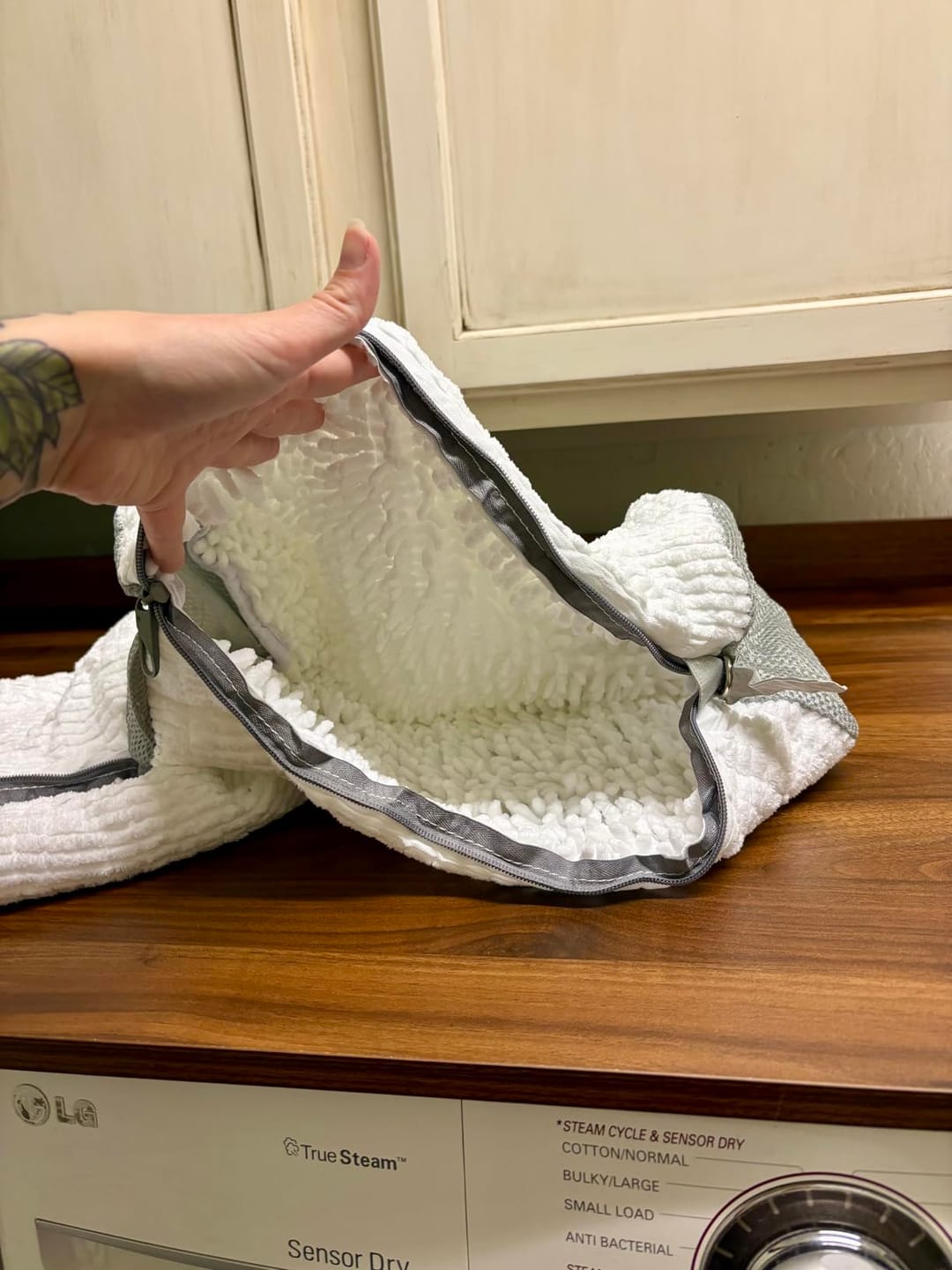 Customer photo review of SneakWash – Schuhwaschbeutel für Sneaker