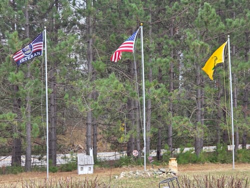 Customer photo review of Seabees Can Do Veteran Flag