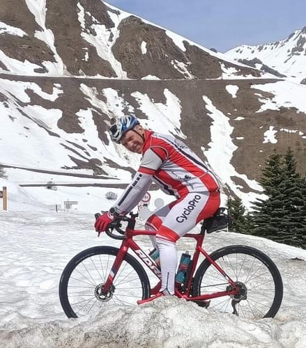 Avis photo d'un client sur COLLANT CYCLISTE HIVER HOMME - MONT VENTOUX