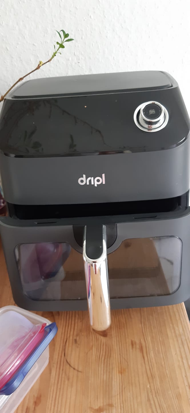 Customer photo review of Dripl Heißluftfritteuse 5,7L mit LCD Touchscreen