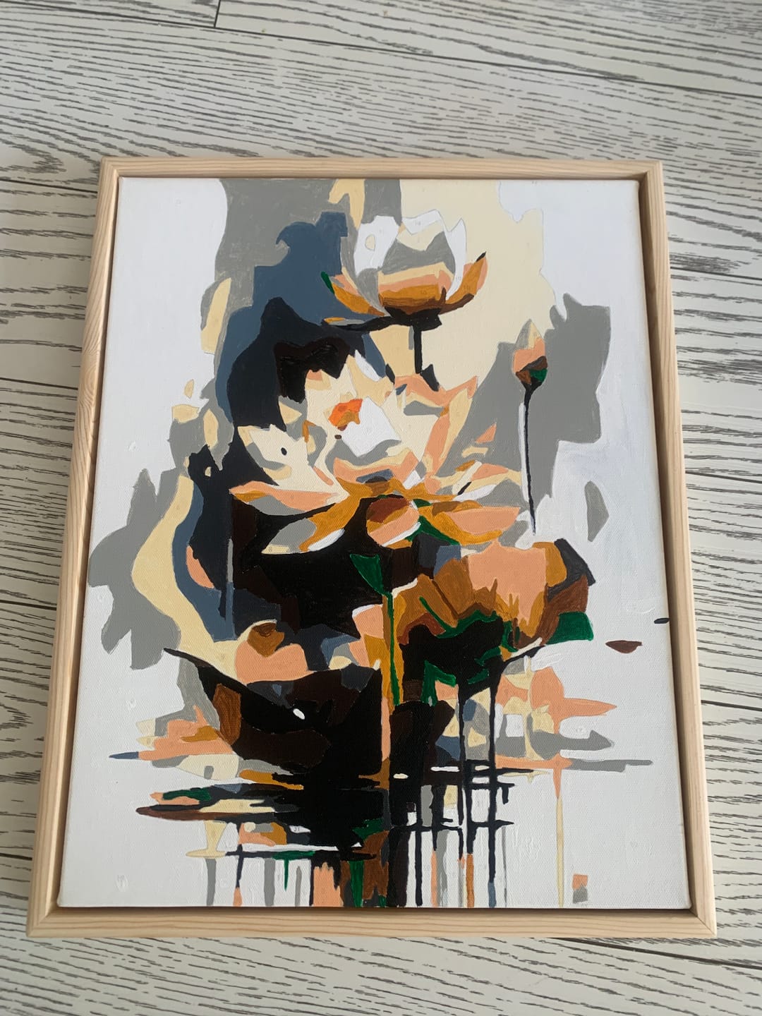 Customer photo review of Lotus Çiçeği Sayılarla Boyama Seti 35x45 cm