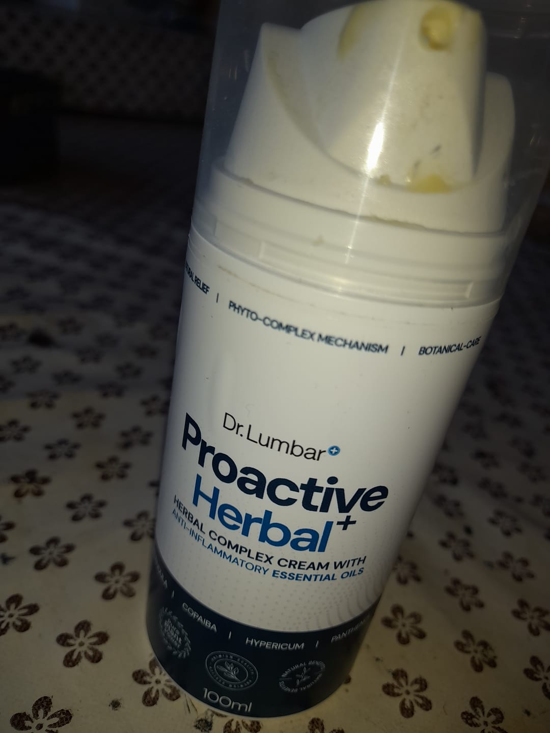 Customer photo review of Proactive Herbal+ Speciális Gyógynövény Krém Izmokra, Ízületekre, Talpi Bőnyére