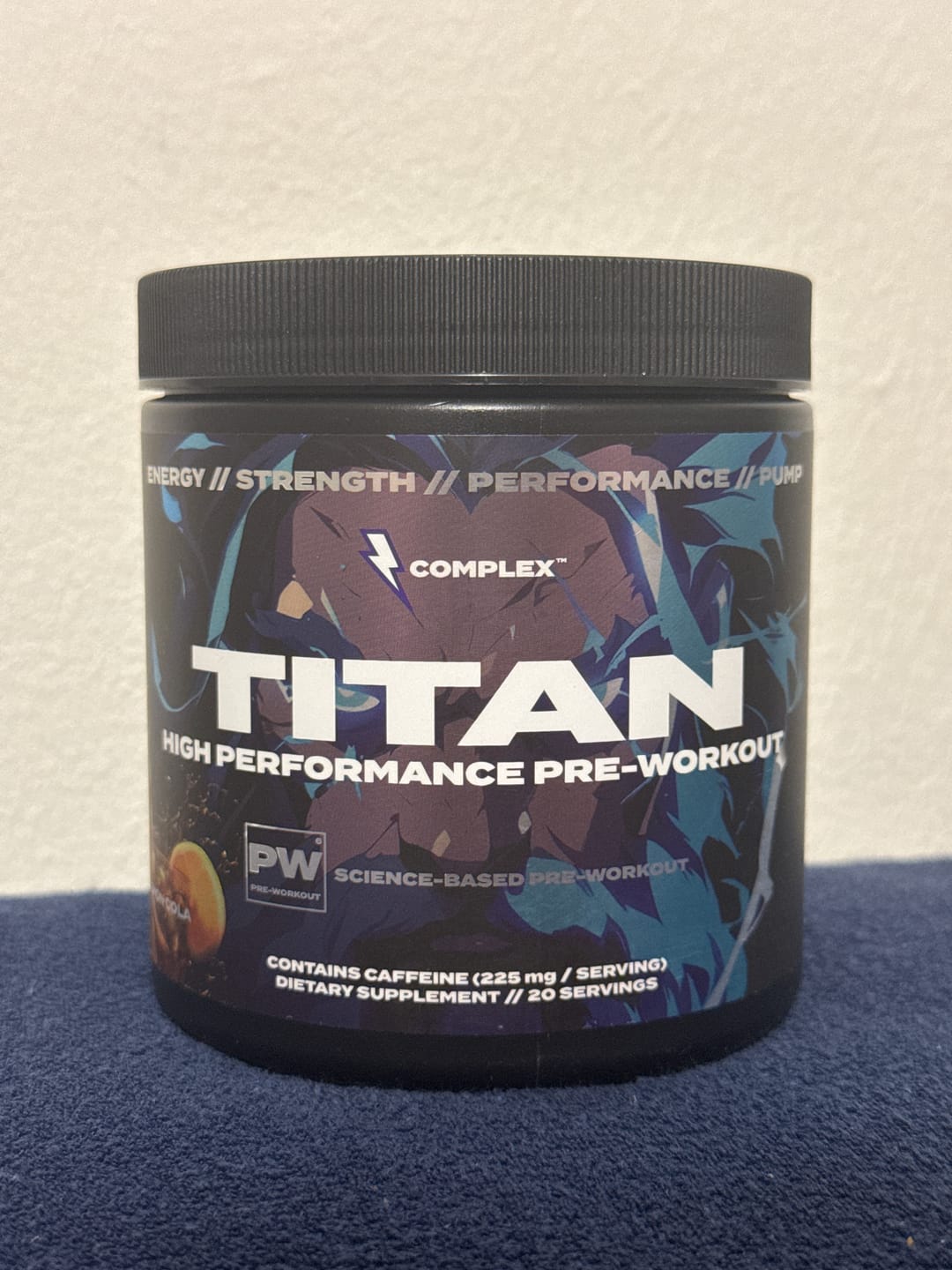 Customer photo review of Titan Pre-workout