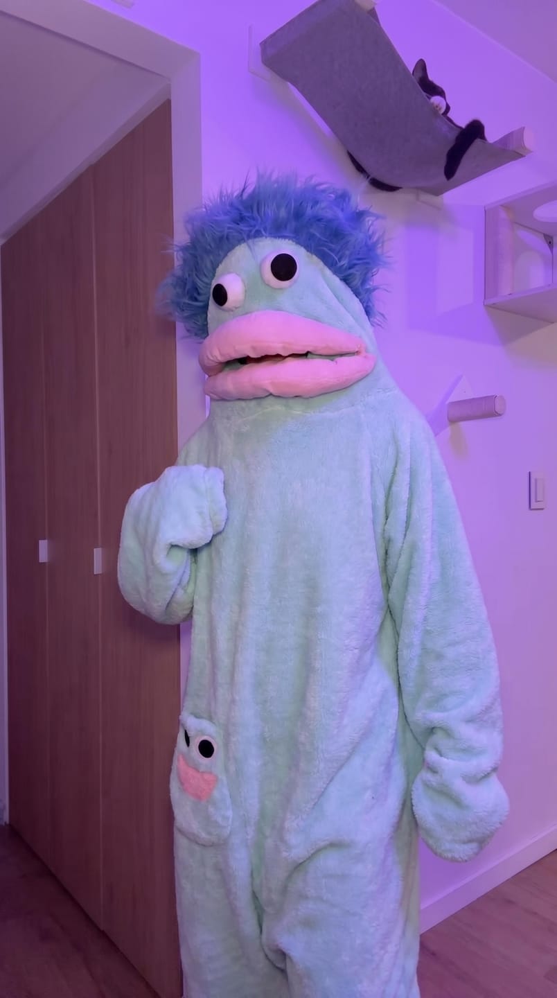 Customer photo review of Cozybeast™ Weird Suit